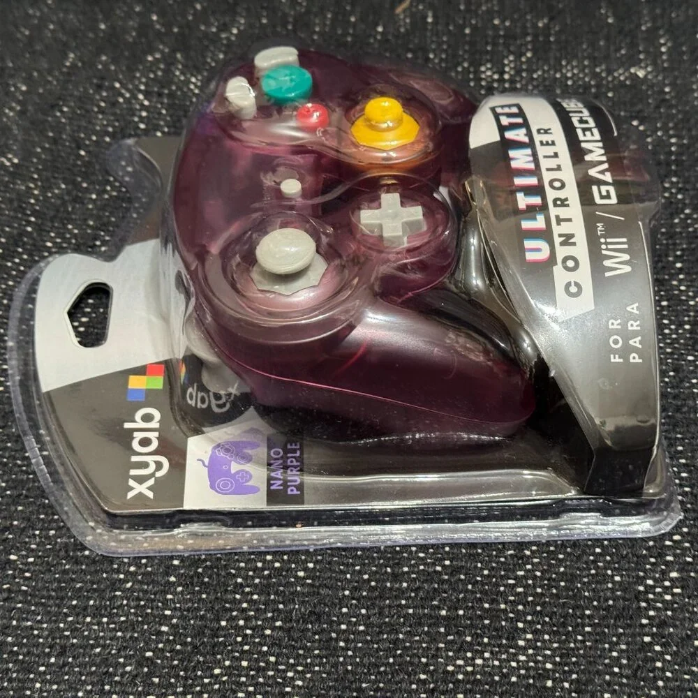 XYAB Ultimate Joystick Controller for Nintendo® Wii™/GameCube™, Nano Purple